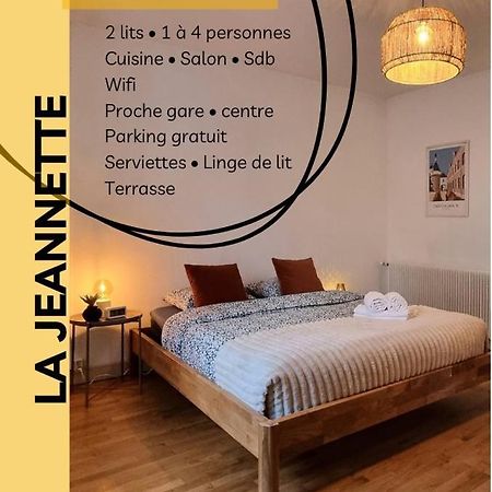 La Jeannette - Proche Gare-Centre, 2 Lits, Terrasse Villa Chateauroux Luaran gambar
